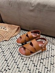 ELECTRIC SANDAL CHOCOLATE CALFSKIN