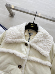 MONCLER 25S VELVET FUR JACKET 306106