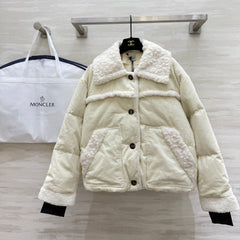 MONCLER 25S VELVET FUR JACKET 306106