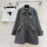 CHANEL 25S ALPACA COAT 267