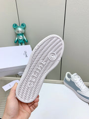 SNEAKER WITH TRIOMPHE IN AIR FORCE MIX WHITE CALFSKIN