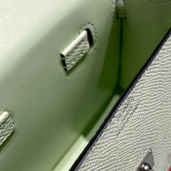 KELLY DOLL 18 IN LIGHT GREEN CALFSKIN