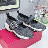 VIV' RUN BABIES SNEAKERS IN BLACK LUREX