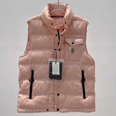 MONCLER 25S DOWN VEST IN PINK 033
