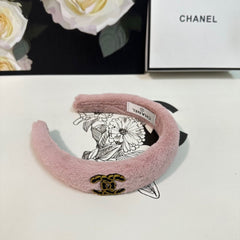 FLAMINGO PINK SHEARLING HEADBAND 151383