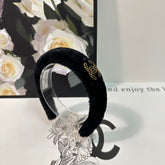 BLACK SHEARLING HEADBAND 151385