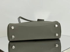 RODEO SMALL BAG 29 IN KHAKI GREEN SMOOTH CALFSKIN SILVER HARDWARE