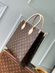 SAC PLAT 30CM MONOGRAM CANVAS