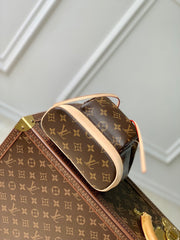 MONTSOURIS MINI BACKPACK 25 IN BROWN MONOGRAM CANVAS