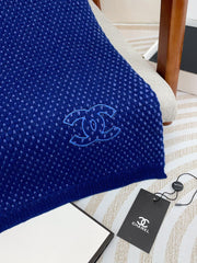 SCARF 180 CM IN AZURE BLUE CASHMERE 394593