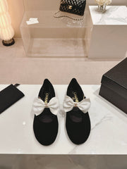 MARY JANE SHOES BLACK CALFSKIN