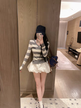 MIUMIU TOP AND SKIRT SET STYLE 443