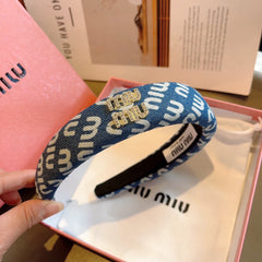 CLASSIC BLUE HEADBAND DENIM 402880