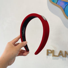 CHERRY RED VELVET HAIRBAND 414441