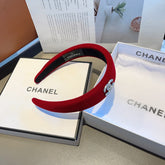 CHERRY RED VELVET HAIRBAND 414441