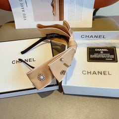 CAMEL BROWN SILK HAIRBAND 417315