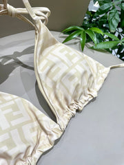 FENDI BIKINI 25S TWO PIECE IN BEIGE 742661