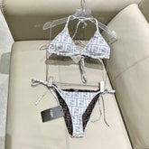 FENDI BIKINI 25S TWO PIECE IN GRAY 742663