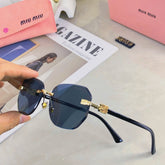 LOGO SUNGLASSES 498947 IN METAL