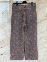 CHANEL 25S RETRO FLORAL JEANS 316