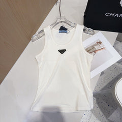 CAMISOLE 624507 IN WHITE COTTON RIBBED