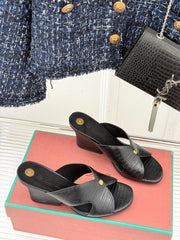 LP HIGH HEEL 25S IN BLACK LAMBSKIN SNAKE EMBOSSING