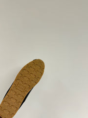 PLUME NAPPA SNEAKERS IN BLACK LAMBSKIN