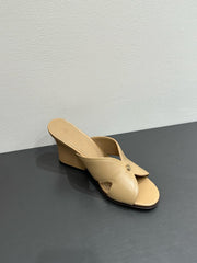 LP HIGH HEELS 25S IN WARM BEIGE LAMBSKIN