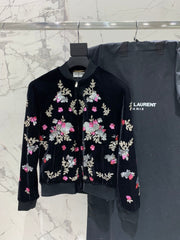 YSL 25S VELVET SEQUIN JACKET STYLE 191