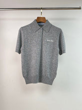 MIUMIU KNITTED POLO SHIRT STYLE 308