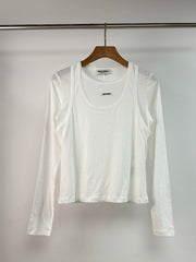 MIUMIU TWO-PIECE T-SHIRT SET STYLE 170