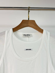 MIUMIU TWO-PIECE T-SHIRT SET STYLE 170