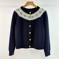 CELINE 25S ROUND-NECK CROCHET SWEATER 0058