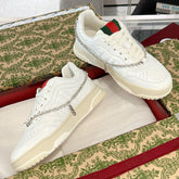 GG RE-WEB SNEAKER FOR COUPLE WHITE