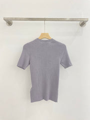 PRADA SHORT-SLEEVE KNIT SWEATER STYLE 194