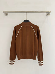 MIUMIU ZIP-UP KNIT SWEATER STYLE 62