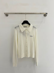 MIUMIU KNIT POLO SHIRT STYLE 61