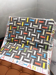 CHANEL 25S SCARF 90 IN SILK 704585