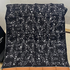 CHANEL 25S SCARF 90 IN SILK 704600