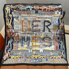 HERMES 25S SCARF 90 IN SILK 703686