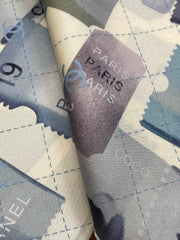 CHANEL 25S SCARF 90 IN SILK 703698