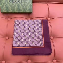 GUCCI 25S SCARF 90 IN SILK 709691