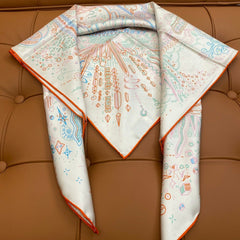 HERMES 25S SCARF 90 IN SILK 709689