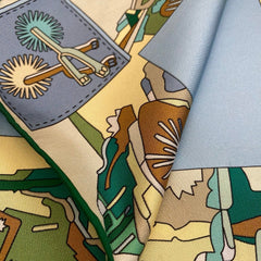 HERMES 25S SCARF 90 IN SILK 718482