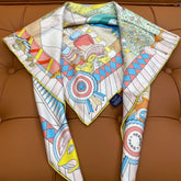 HERMES 25S SCARF 90 IN SILK 718486