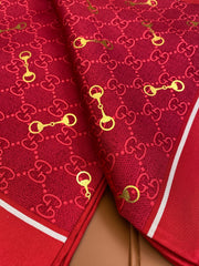 GUCCI 25S SCARF 90 IN SILK 718512