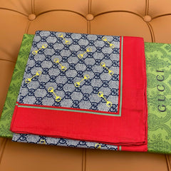 GUCCI 25S SCARF 90 IN SILK 718515