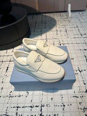 PRA SPORTY STYLE LOAFERS WHITE CALFSKIN