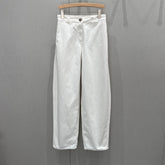 CC 25 Logo Jeans White Cotton