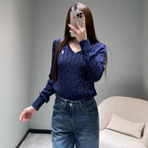 RALPH LAUREN KNITTED V-NECK SWEATER403